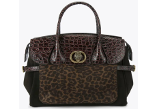 Kurt Geiger Chelsea Tote-dk Brn Com-suede leather 4984735219