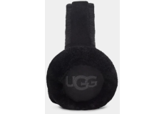 UGG Sheepskin Embroidery Earmuff Black